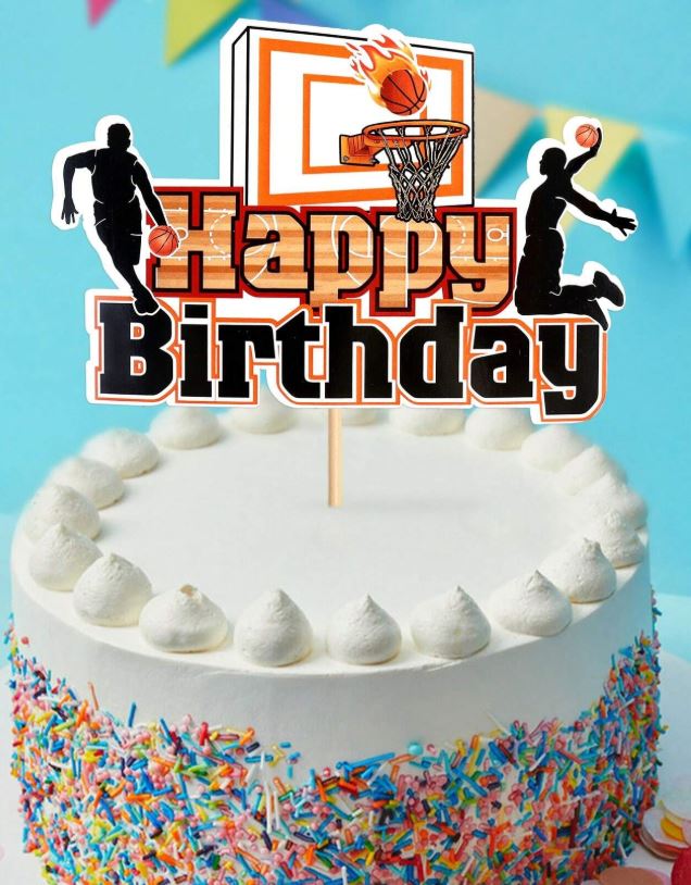 Basketball Cake Topper