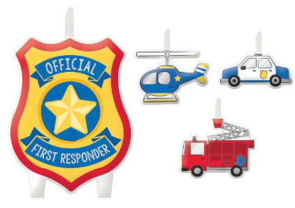 First Responders Birthday Candle Set