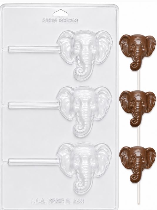 Elephant Head Chocolate Mold