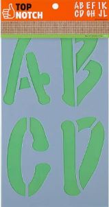 Alphabet Stencils 7 Sheets