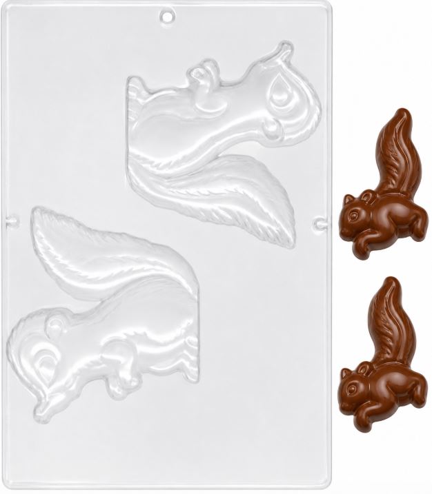Large Squirrel Chocolate Mold