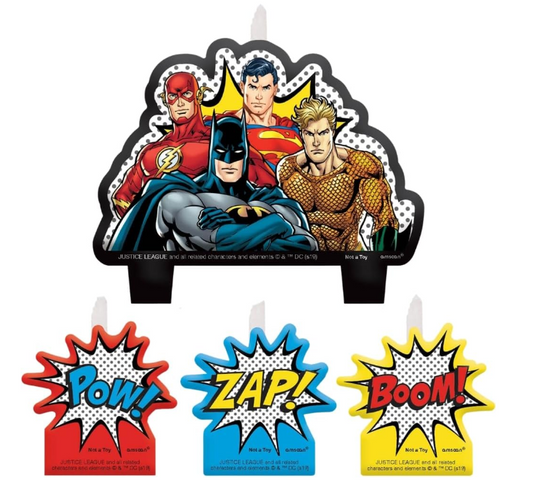 Justice League Heroes Unite Candle Set