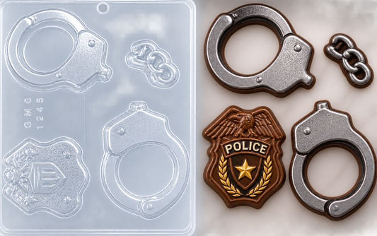 Police Badge and Handcuffs