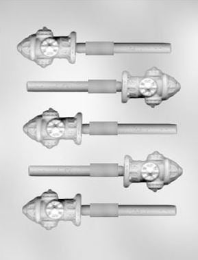 2" Fire Plug Lolly Mold