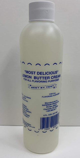 Superior Lemon Butter Cream Flavoring