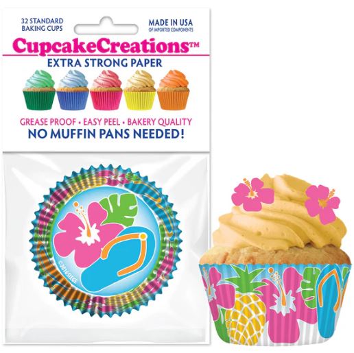 Luau Baking Cups