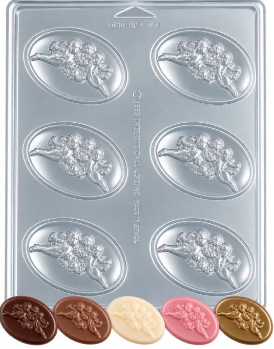 Cherub Rose Garland Mold