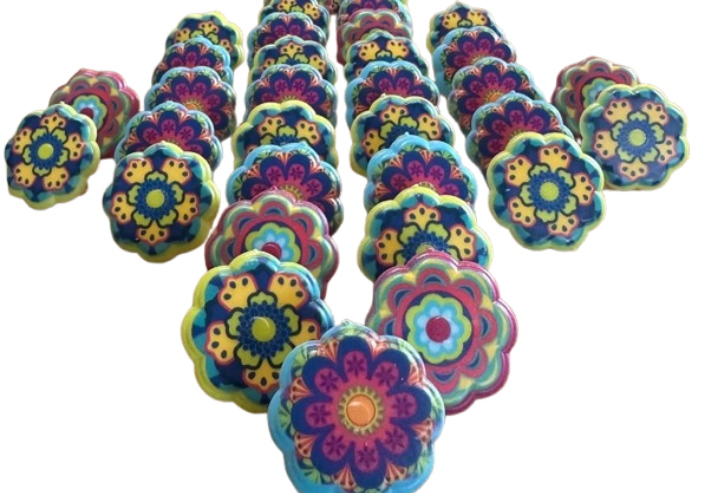 Festive Flower Cupcake Rings