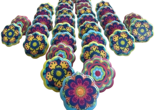 Festive Flower Cupcake Rings