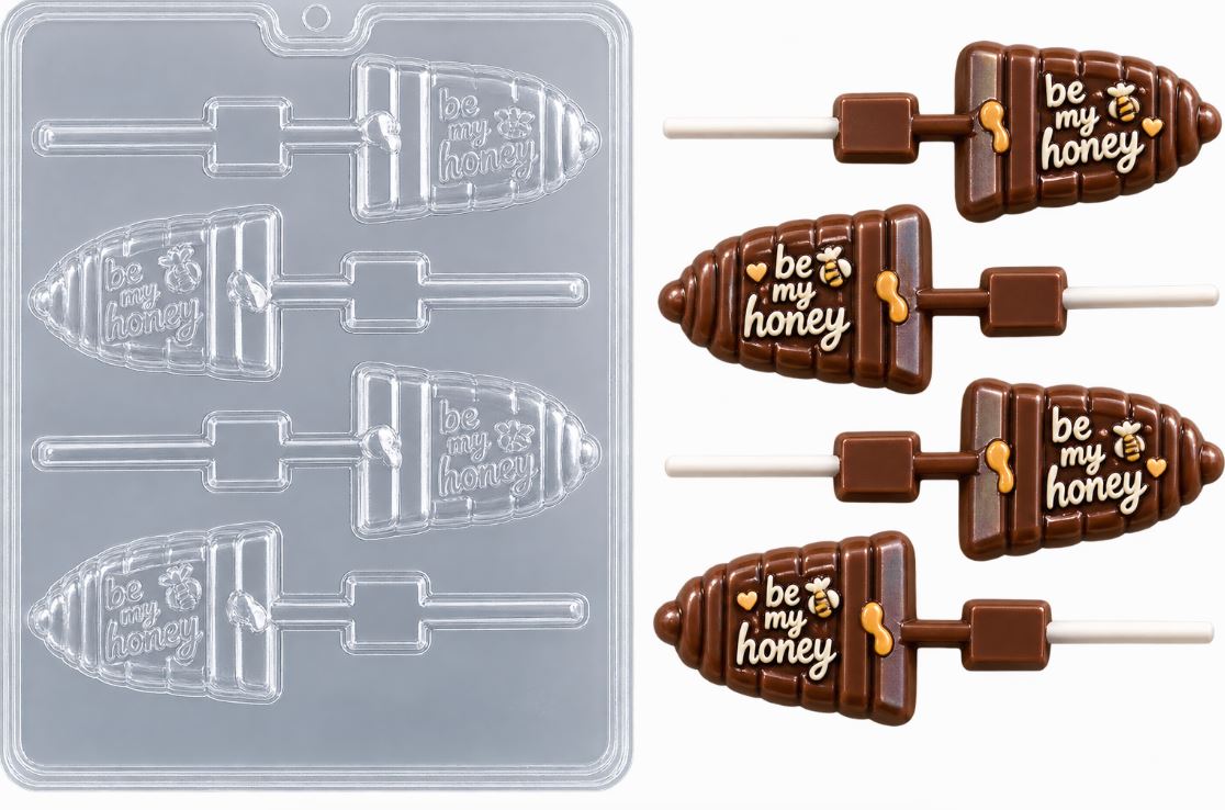Be My Honey Lolly Chocolate Mold