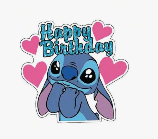 Stitch Cake Topper