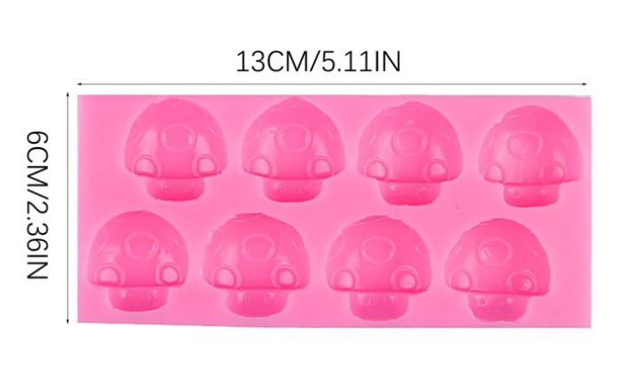 Mushroom Silicone Chocolate Mold