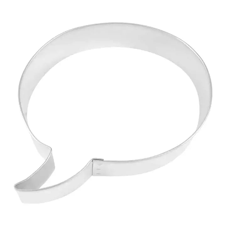Conversation Bubble Cookie Cutter (4.25")