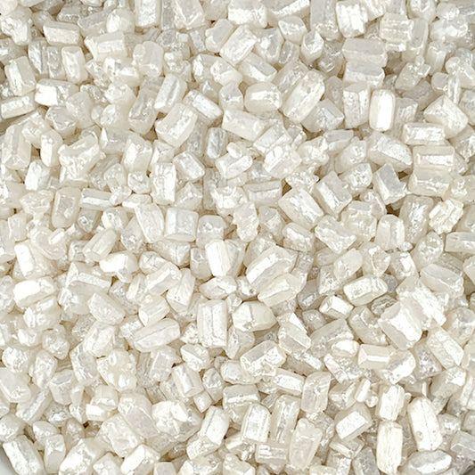 White Shimmered Rock Sugar