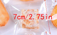 Cookie Packaging Bags, Self-Sealing