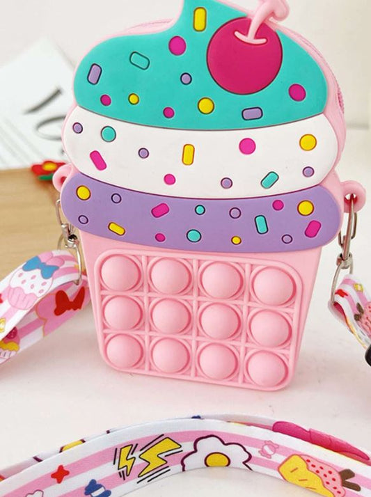 Mini Cupcake/Ice Cream -Fidget Bag