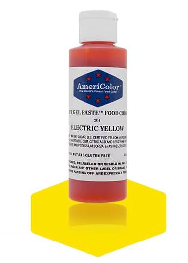 Electric Yellow Soft Gel Paste