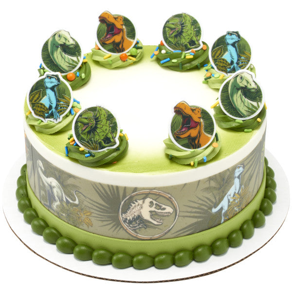 Jurassic World Cupcake Rings