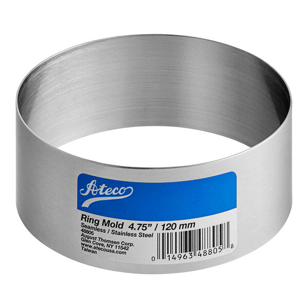 Round Cake Mold - Stainless Steel 2" High
