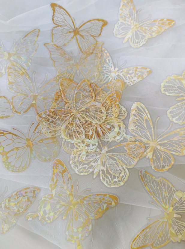 20pcs Gold Butterfly & Shell