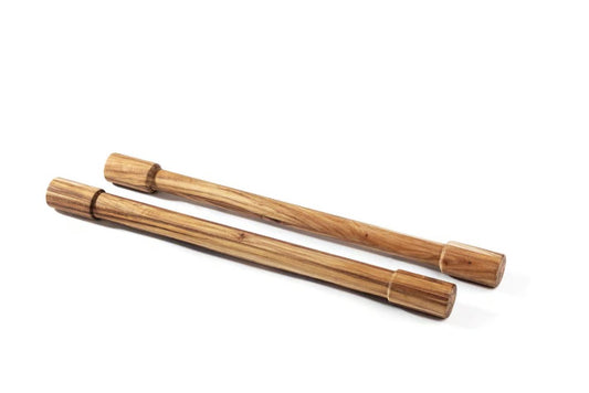 Acacia Dark Wood Fixed Width Rolling Pins, Set of 2