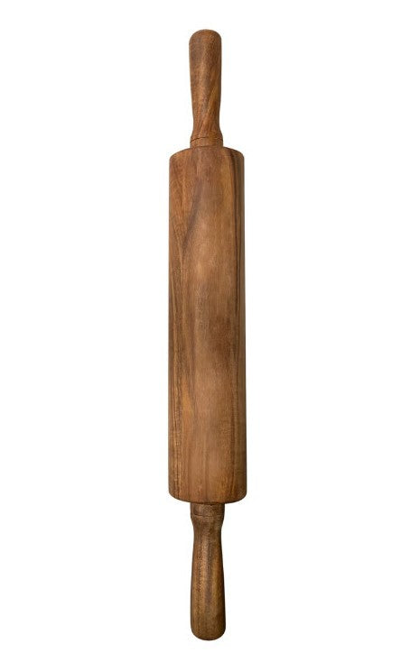 Ironwood Gourmet Acacia Wood Rolling Pin, 12" barrel x 2.75"