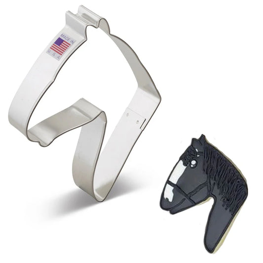 Horse head cookie cutter