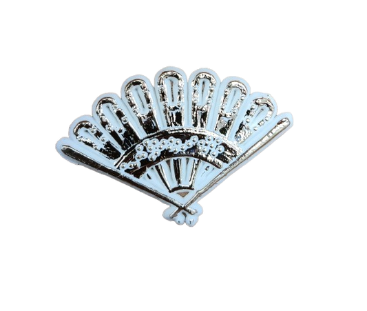 Folding Hand Fan - Charm Sign