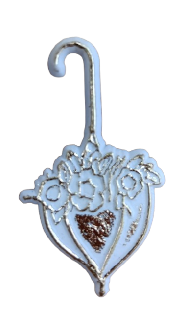 Umbrella with floral - Charm Sign