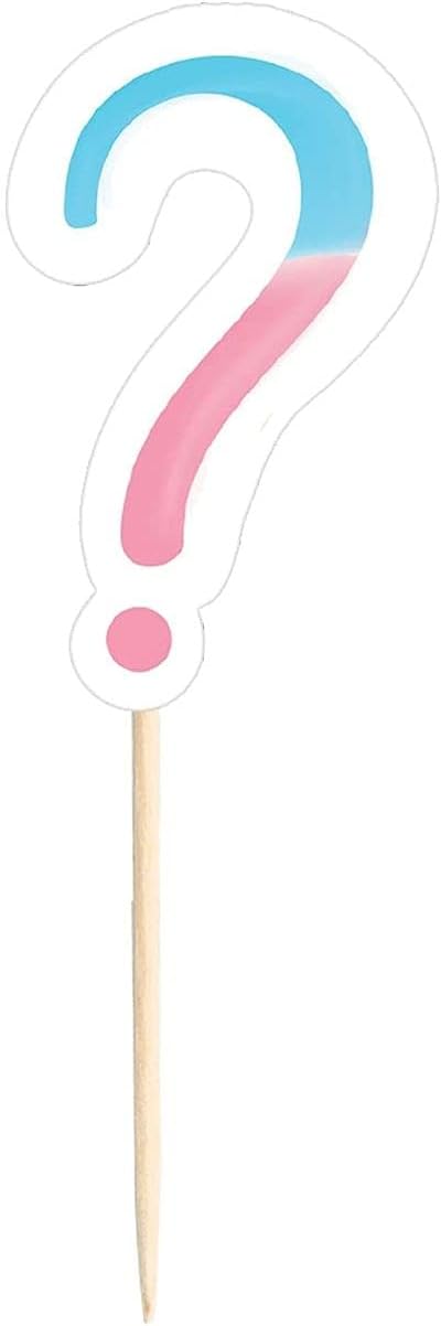 Gender Reveal Paper Cupcake Toppers Party Picks