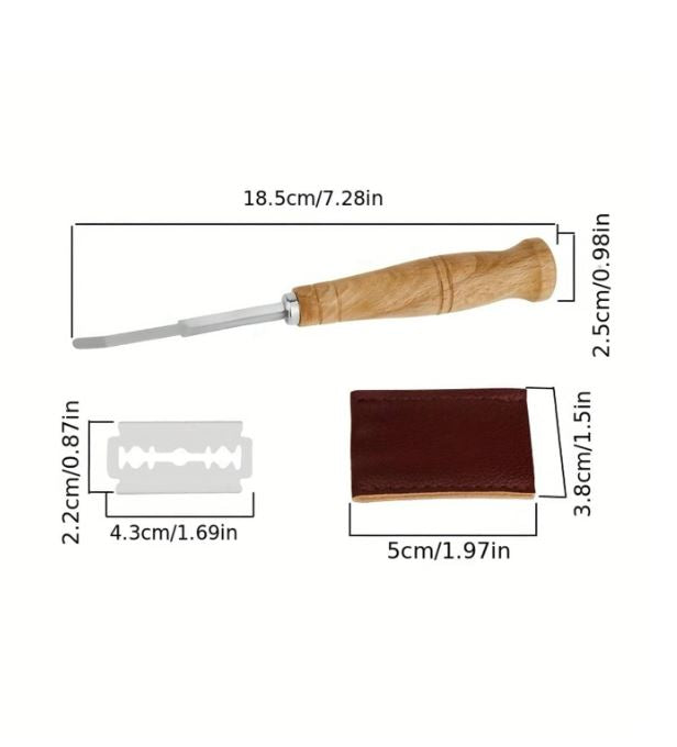 7pcs Stainless Steel Bread Trimming Knife