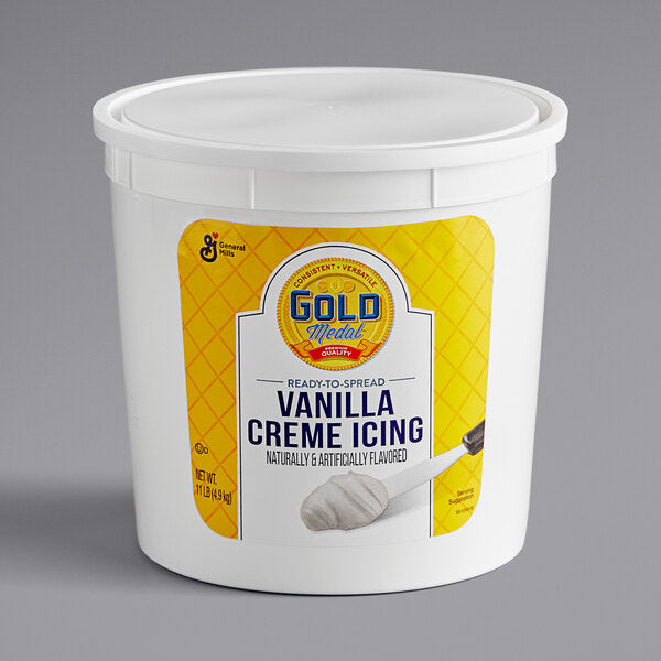 Gold Medal Ready-to-Spread Vanilla Creme Icing 11 lb.