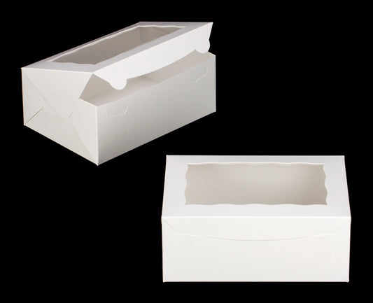 White Window Box 10" x 7" x 4"