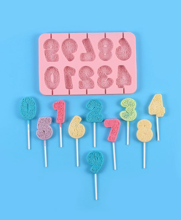 1pc Numbers -  Silicone Mold