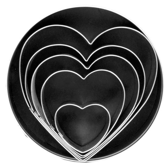Heart Cookie Cutter Set, 5-Piece