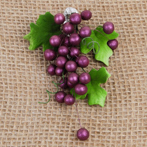 Grape Clusters (Gumpaste)-Burgundy