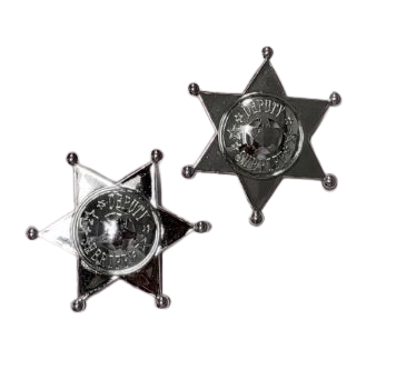 Deputy Sheriff Plastic Badges
