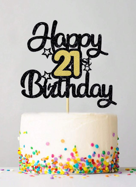Happy Birthday Cake Topper