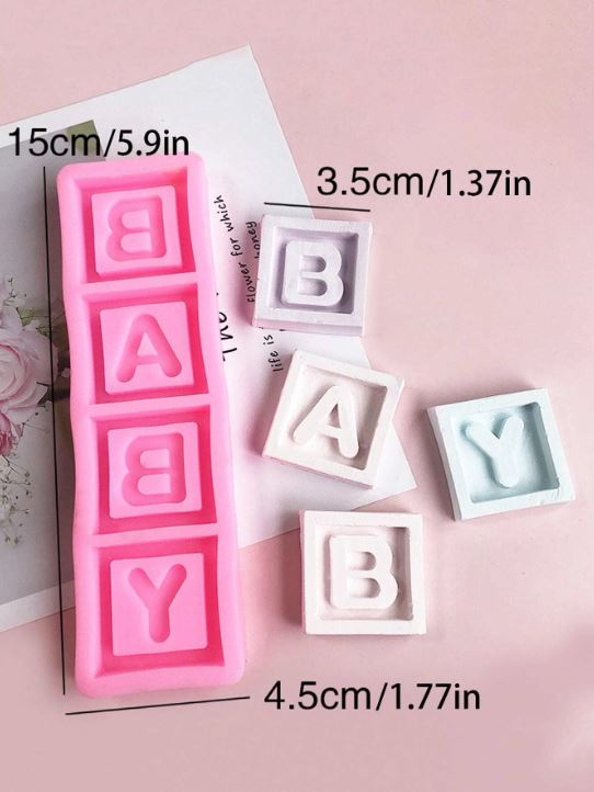 Baby Letters Silicone Mold