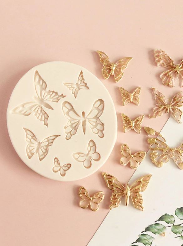 Butterfly Fondant Silicone Mold