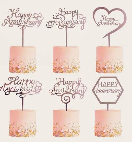 Anniversary Cake Topper