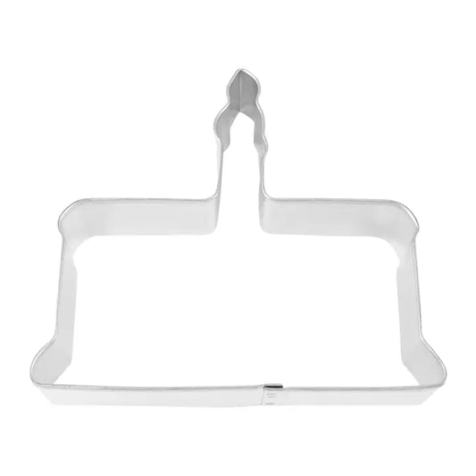 Cake w/ Candle Cookie Cutter (4")