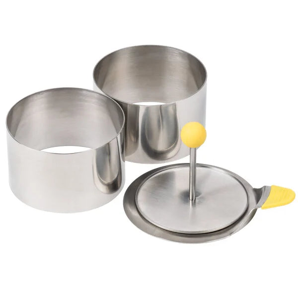3 1/2" x 2" Stainless Steel 4-Piece Round Molding Kit