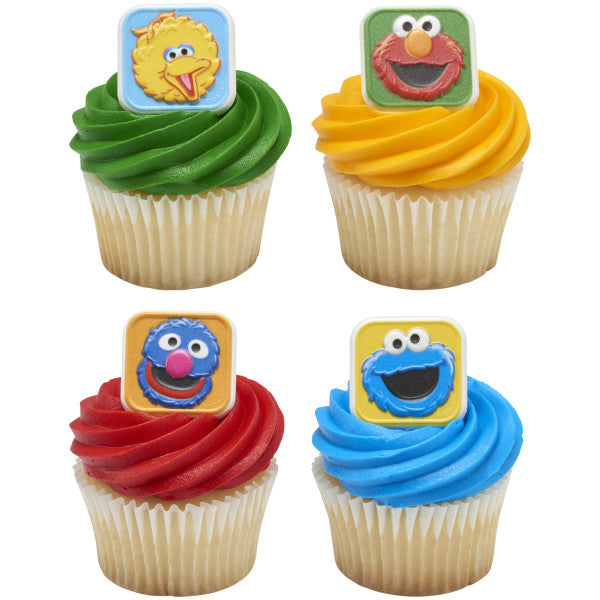 Sesame Street® Bright & Fun Cupcake Rings