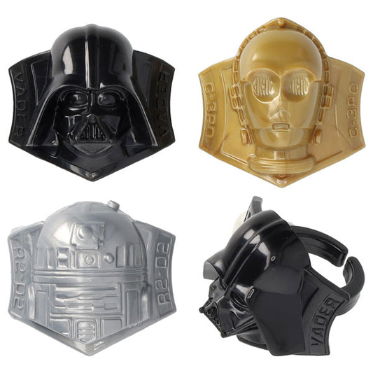 Star Wars™ Darth Vader™, R2-D2™, C-3PO™ Cupcake Rings