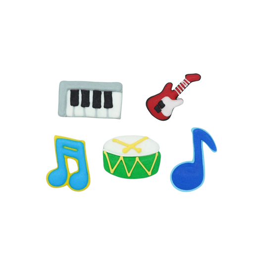 1.5" Music Decorations