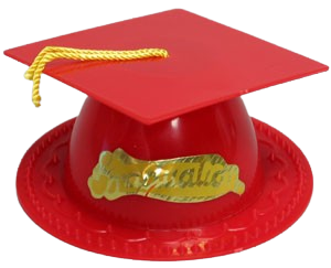 Graduation Hat - Red
