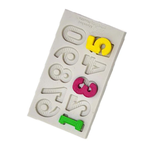 Numbers Silicone Mold