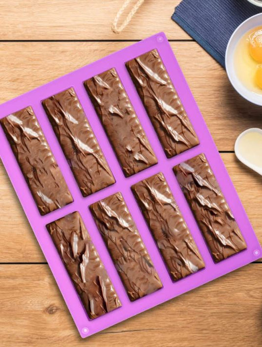 8-cavity Wide Rectangular Shaped Silicone Mold