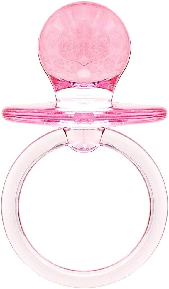 Mini Multi Pink Plastic Pacifier